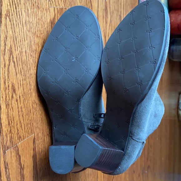 NWOT women's jack rogers suede heeled ankle boots - Picture 5 of 7